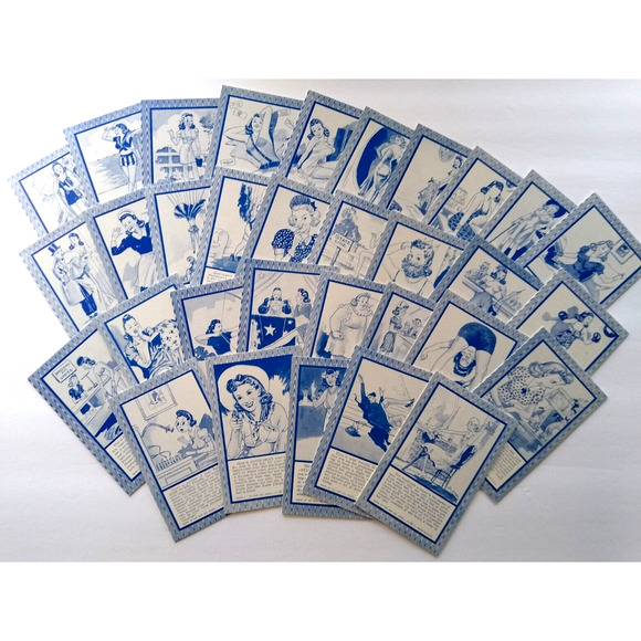 32 Blind Date Horoscope Penny Arcade Fortune Teller Cards Exhibit 1941 For Men